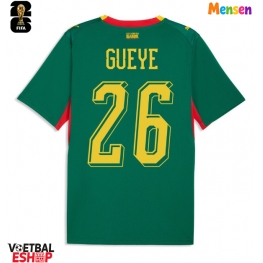 Senegal Pape Gueye #26 Uit tenue WK 2026 Korte Mouw
